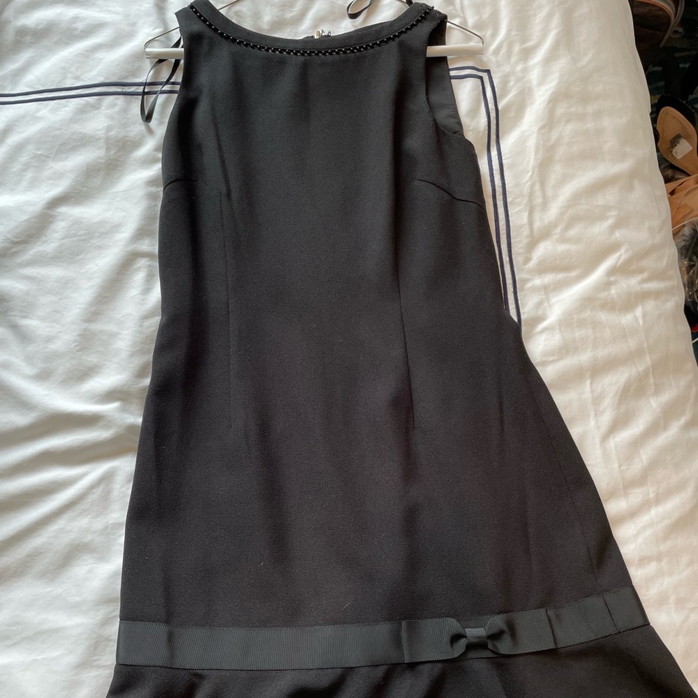 Karl Lagerfeld Paris Women's Flounce Hem Mini Dress - Black - Size 6